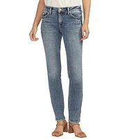 Silver Jeans Co. Elyse Mid Rise Comfort Fit Power Stretch Straight Leg Jeans