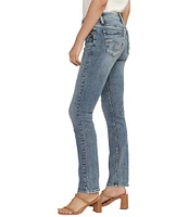 Silver Jeans Co. Elyse Mid Rise Comfort Fit Power Stretch Straight Leg Jeans