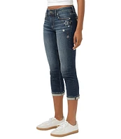 Silver Jeans Co. Elyse Mid Rise Curvy Fit Capri Jeans