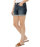 Silver Jeans Co. Elyse Mid Rise Curvy Fit Shorts