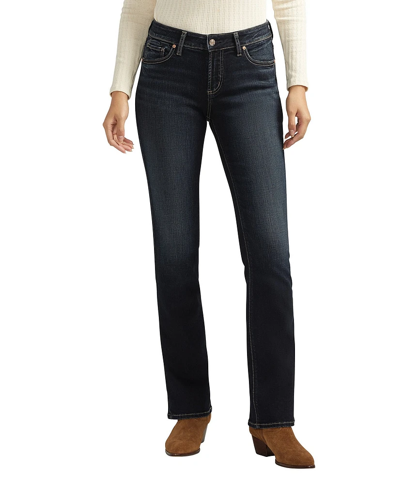 Silver Jeans Co. Elyse Mid Rise Slim Power Stretch Bootcut Jeans