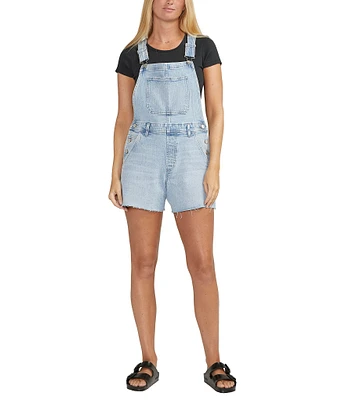 Silver Jeans Co. Frayed Hem Low Stretch Shortall