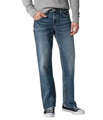 Silver Jeans Co. Gordie Classic Straight Leg Performance Stretch Jeans