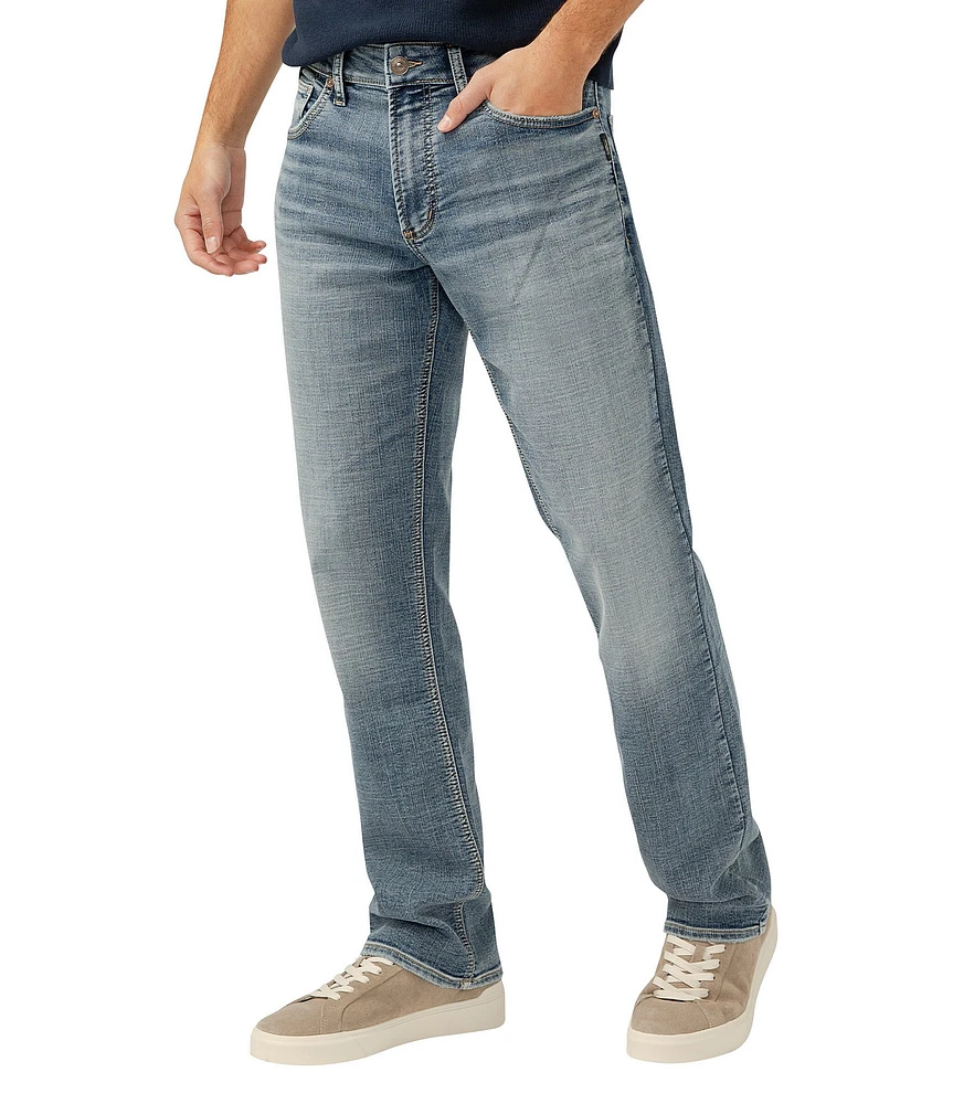 Silver Jeans Co. Grayson Classic Fit Straight Leg Mid-Flex Denim Jeans