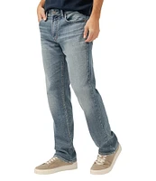 Silver Jeans Co. Grayson Classic Fit Straight Leg Mid-Flex Denim Jeans