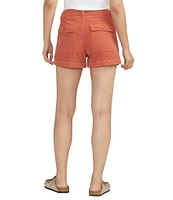 Silver Jeans Co. High Rise Low Stretch Utility Shorts