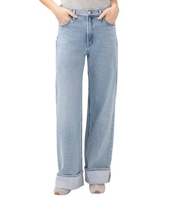 Silver Jeans Co. Highly Desirable High Rise Slim Fit Wide Leg Jeans