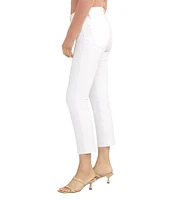 Silver Jeans Co. Isbister High Rise Power Stretch Ankle Solid Straight Leg Jeans