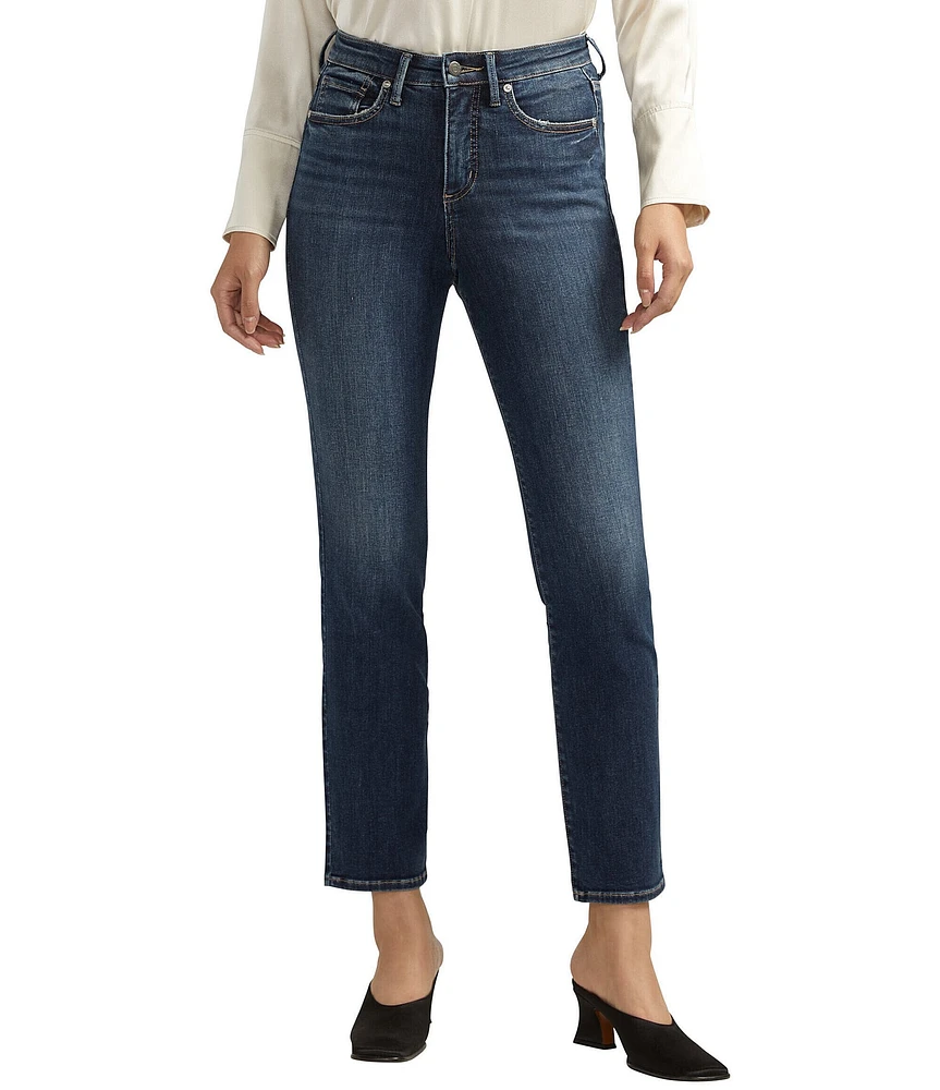 Silver Jeans Co. Isbister High Rise Straight Leg Power Stretch Jeans