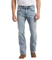 Silver Jeans Co. Jace Slim Fit Bootcut Leg MAX FLEX Light Wash Jeans