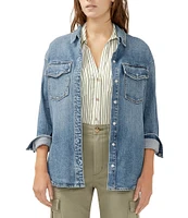 Silver Jeans Co. Long Sleeve Denim Shacket