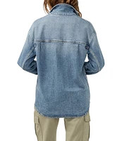 Silver Jeans Co. Long Sleeve Denim Shacket