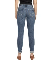 Silver Jeans Co. Mid Rise Cuffed Ankle Slim Jeans