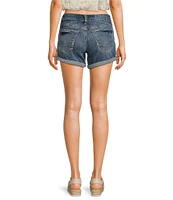 Silver Jeans Co. Mid Rise Curvy Fit Boyfriend Shorts