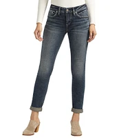 Silver Jeans Co. Mid Rise Girlfriend Skinny Jeans