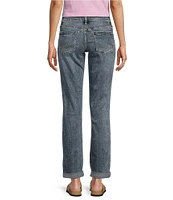 Silver Jeans Co. Mid Rise Luxe Stretch Rolled Cuff Boyfriend Jeans