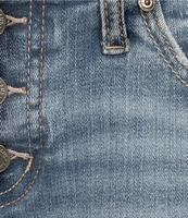Silver Jeans Co. Mid Rise Relaxed Fit Frayed Hem Boyfriend Shorts