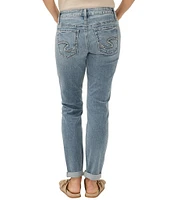 Silver Jeans Co. Mid Rise Slim Leg Boyfriend Jeans