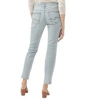Silver Jeans Co. Mid Rise Slim Leg Boyfriend Jeans