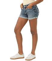 Silver Jeans Co. Mid Rise Slim Leg Boyfriend Shorts
