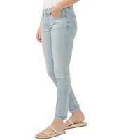 Silver Jeans Co. Mid Rise Slim Leg Girlfriend Skinny Jeans