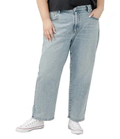Silver Jeans Co. Plus Size 90s Straight Wide Leg Jeans