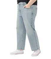 Silver Jeans Co. Plus Size 90s Straight Wide Leg Jeans