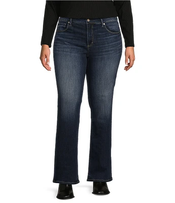 Silver Jeans Co. Plus Size Avery High Rise Slim Bootcut Jeans