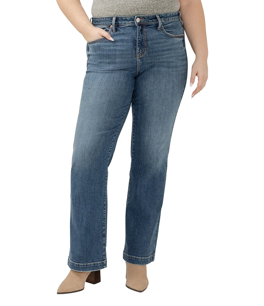 Silver Jeans Co. Plus Size Avery High Rise Trouser Jeans