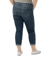 Silver Jeans Co. Plus Size Mid-Rise Cuffed Boyfriend Jeans