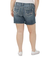Silver Jeans Co. Plus Size Mid Rise Boyfriend Shorts
