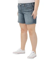 Silver Jeans Co. Plus Size Mid Rise Boyfriend Shorts