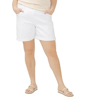 Silver Jeans Co. Plus Size Mid Stretch Relaxed Denim Shorts