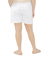 Silver Jeans Co. Plus Size Mid Stretch Relaxed Denim Shorts