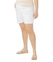 Silver Jeans Co. Plus Size Mid Stretch Relaxed Denim Shorts