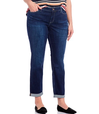 Silver Jeans Co. Plus Size Slim Boyfriend Jeans