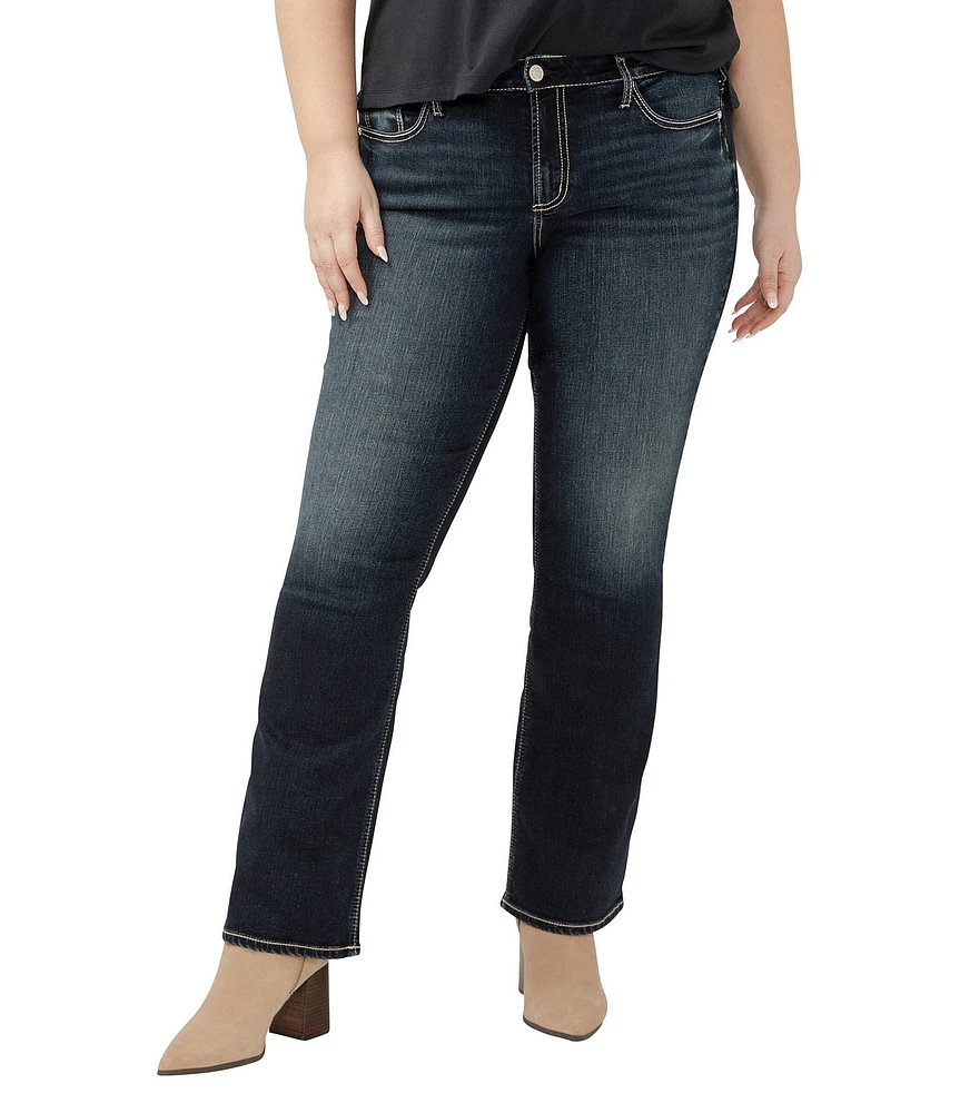 Silver Jeans Co. Plus Size Suki Mid Rise Bootcut Jeans