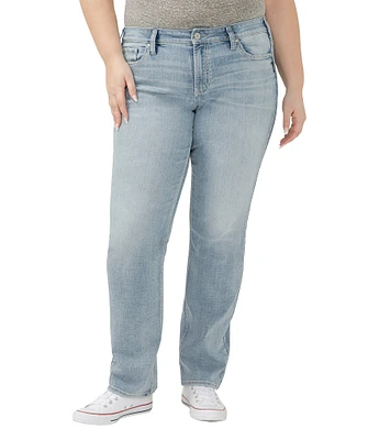 Silver Jeans Co. Plus Size Suki Slim Boot Cut Jeans