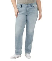 Silver Jeans Co. Plus Size Suki Slim Boot Cut Jeans