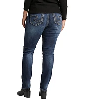 Silver Jeans Co. Plus Size Suki Mid Rise Straight Leg Jeans