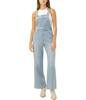 Silver Jeans Co. Relaxed Fit Wide Leg Denim Overalls