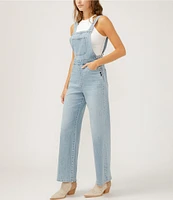 Silver Jeans Co. Relaxed Fit Wide Leg Denim Overalls