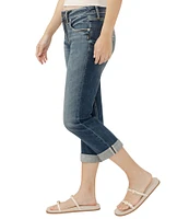 Silver Jeans Co. Suki Mid Rise Curvy Fit Capri Jeans