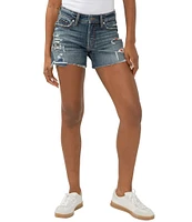 Silver Jeans Co. Suki Mid Rise Curvy Fit Shorts