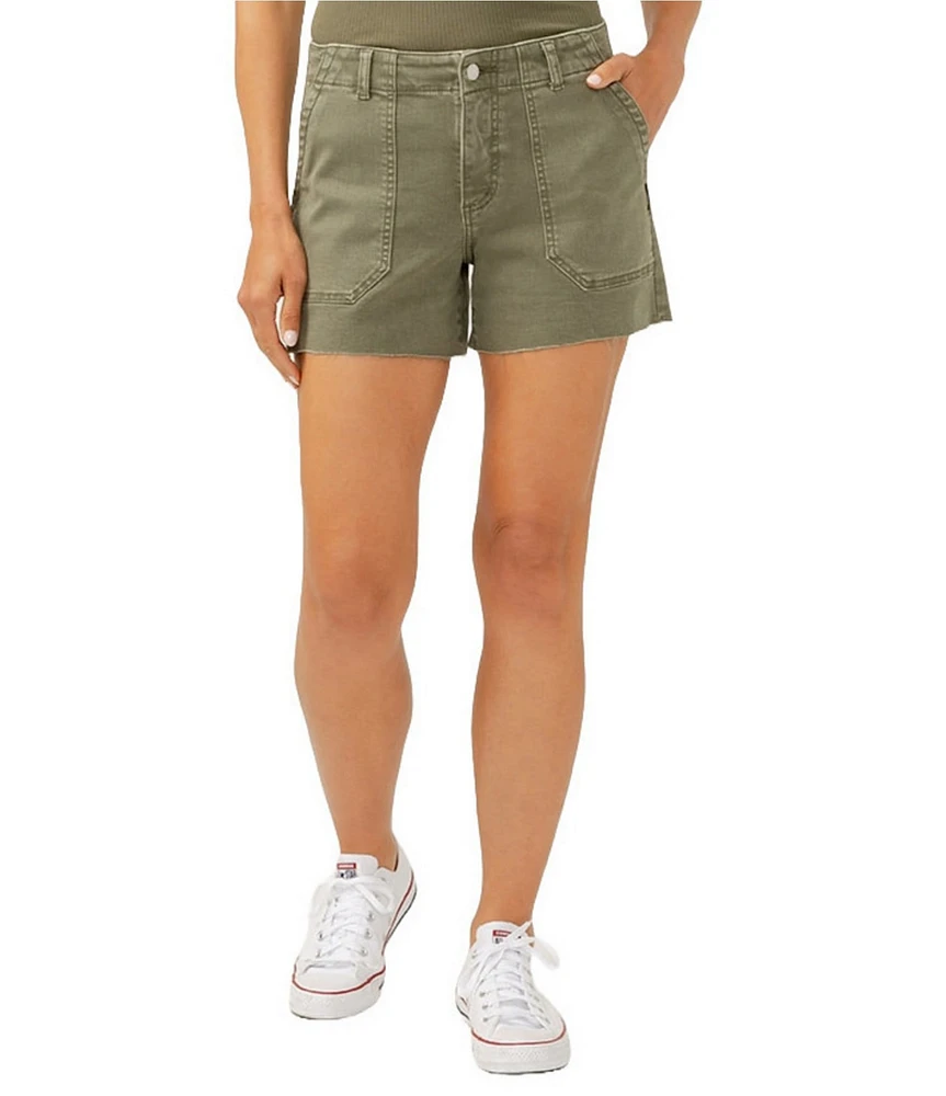 Silver Jeans Co. Suki Mid Rise Curvy Stretch Shorts