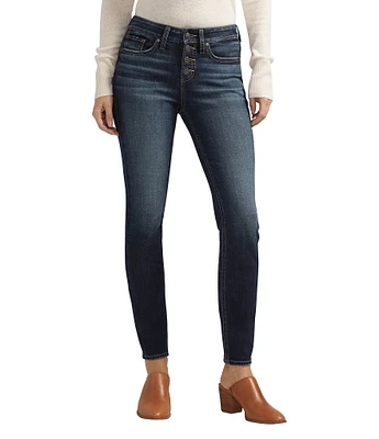 Silver Jeans Co. Suki Mid Rise Curvy Fit Skinny Leg Jeans