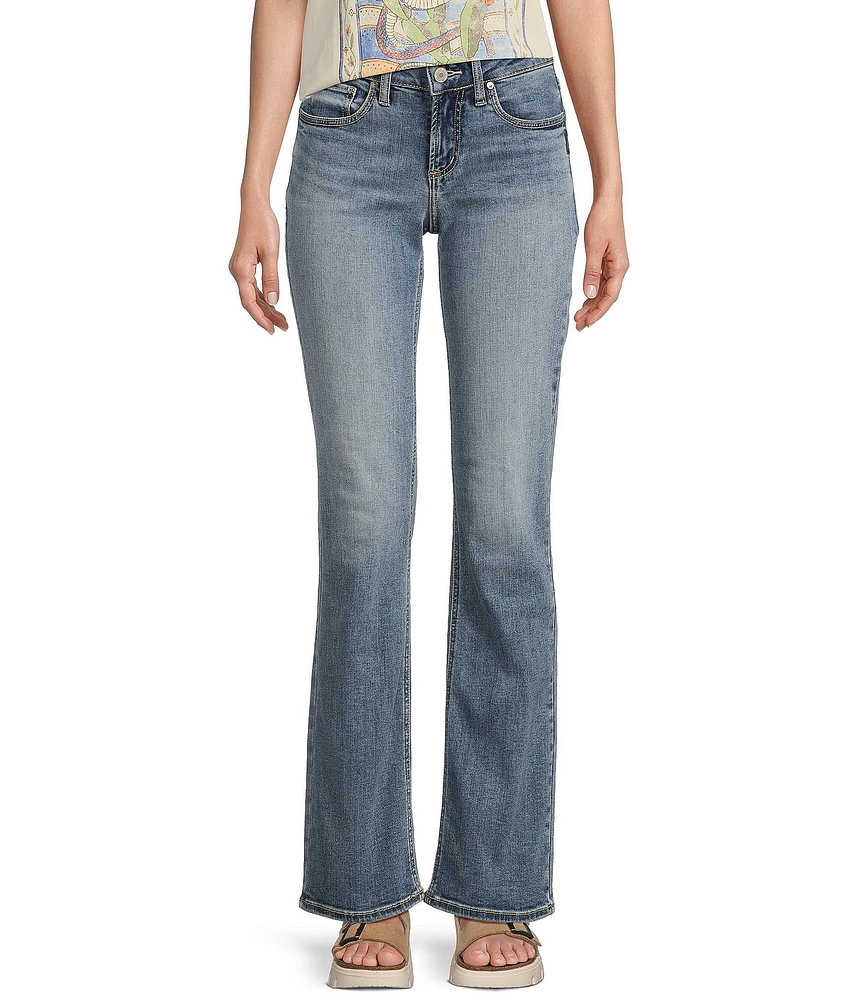 Silver Jeans Co. Suki Mid Rise Curvy Fit Slim Bootcut Power Stretch™ Jeans