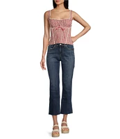 Silver Jeans Co. Suki Mid Rise Flare Leg Luxe Stretch Denim Jeans