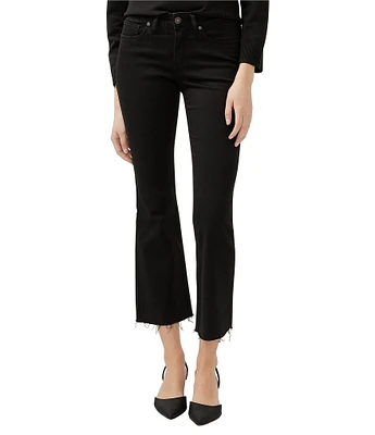 Silver Jeans Co. Suki Mid Rise Frayed Hem Kick Flare Jeans