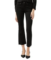 Silver Jeans Co. Suki Mid Rise Frayed Hem Kick Flare Jeans